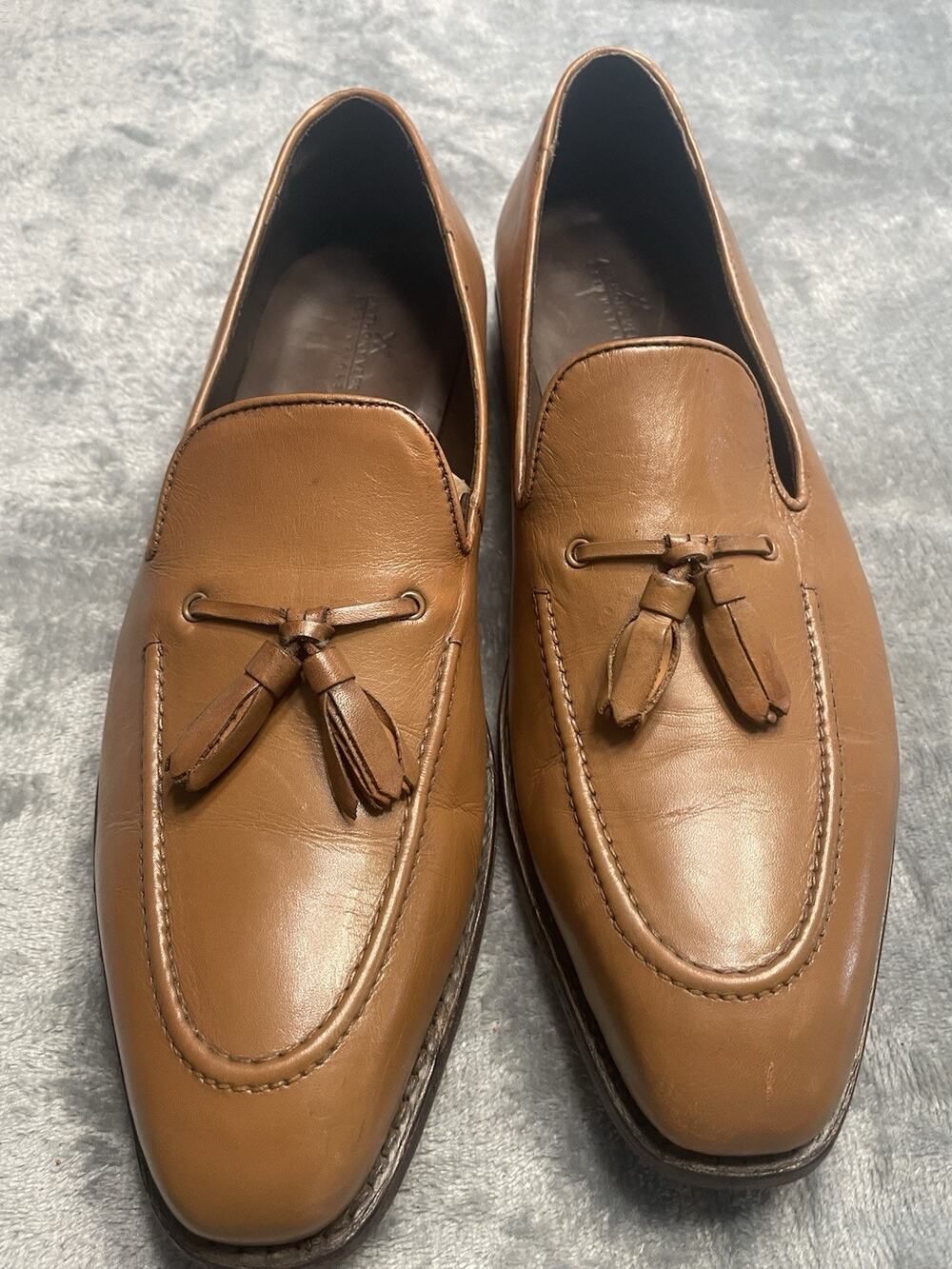 Anthony Veer Kennedy tassel loafers 10.5M goodyear welt brown